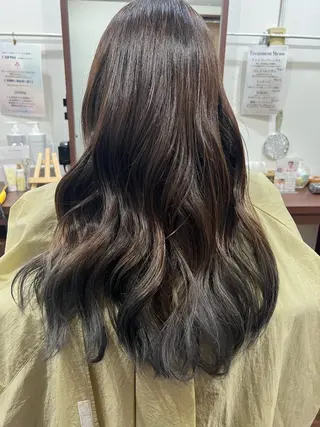ロング カラー TELA HAIR 店長 塩田のヘアスタイル