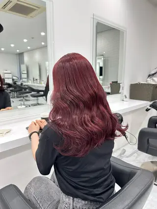 ロング カラー ヘアアレンジ ブリーチなしトレンド SHUSAKUのヘアスタイル