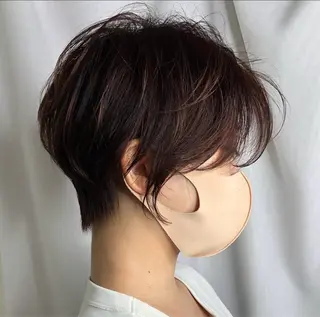 ショート カラー マエダ シュンのヘアスタイル