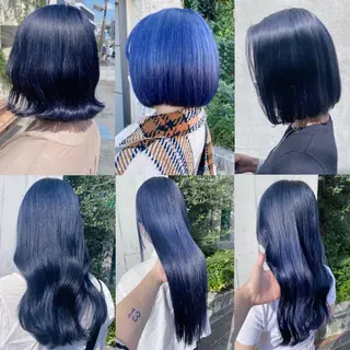 ミディアム カラー ヘアアレンジ 韓国レイヤーカット/ 儚げカラーチナツのヘアスタイル