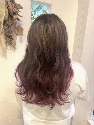 ロング カラー パーマ ヘアアレンジ メンズ キッズ 豊橋美容院 ソンリエのヘアスタイル