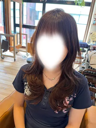 ロング レイヤー/ショート 遠藤光輝のヘアスタイル