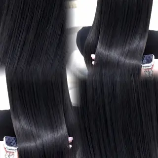 ロング カラー 韓国/池袋ワンカラー 🩶kaede🩶のヘアスタイル