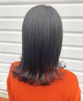 セミロング 袴田 伊代のヘアスタイル