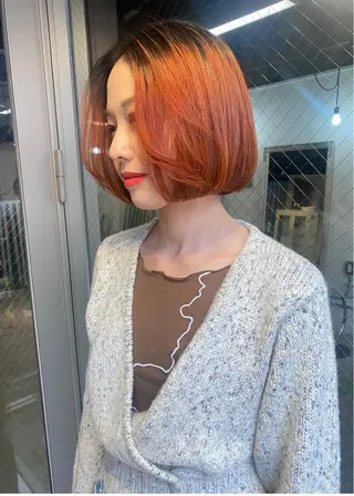 ミディアム カラー ヘアアレンジ ウルフカット モデル募集中！ミカのヘアスタイル