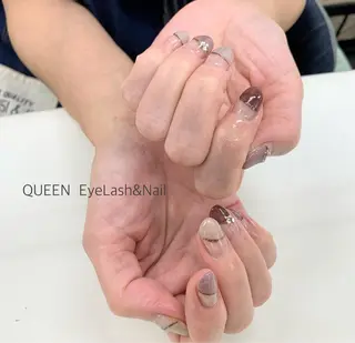 ミディアム カラー ネイル Bloom Nailのネイルデザイン