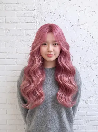 ロング カラー ハネエクステ表参道/ 羽エクステSpicaのヘアスタイル