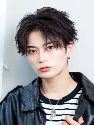 パーマ 角戸 嵐のヘアスタイル