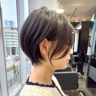 ショート ショート上手い人/ 銀座/なかじのヘアスタイル