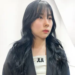 ロング カラー ヘアアレンジ レイヤーカット×髪質 改善🇰🇷シオリのヘアスタイル