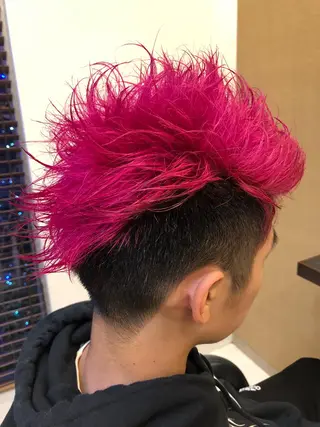 ショート カラー メンズ 浅川 実行のヘアスタイル