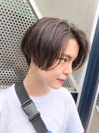 ショート カラー センスをお届けします 大谷将生infpのヘアスタイル