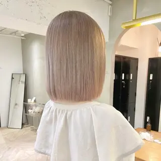 ショート カラー 履歴回収❎ブリーチ/ レイヤーボブ🪄aiのヘアスタイル