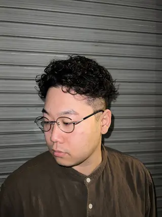 ショート パーマ 吉田 一希のヘアスタイル