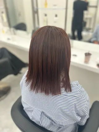 ミディアム カラー Zina熊本🫧 Kurehaのヘアスタイル