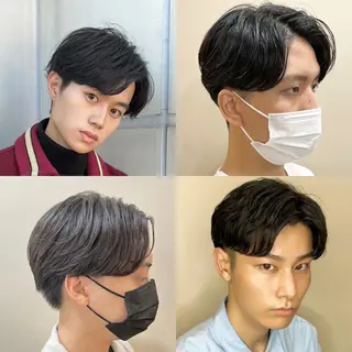 ショート カラー メンズ 🫧艶ダブルカラー ブリーチ🫧トモヤのヘアスタイル