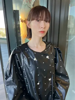 ショート カラー ❄️透明感×艶カラー ❄️Saeのヘアスタイル