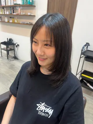 ミディアム 白田 妃美希のヘアスタイル