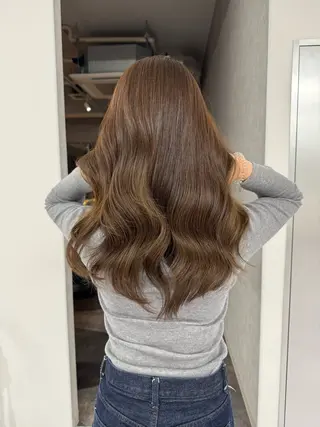 ロング Rita/髪質改善/ ブリーチなしWカラーのヘアスタイル