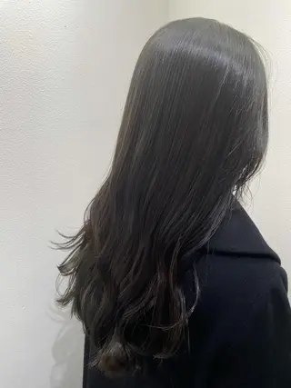 ロング カラー 大人ボブと似合 わせカラー/馬場 翼のヘアスタイル