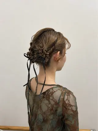 ミディアム ヘアアレンジ lapis / soraのヘアスタイル
