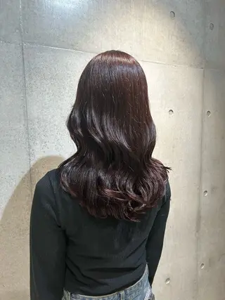 セミロング カラー ヘアアレンジ ボブ艶モテカラー🫧 カリンのヘアスタイル