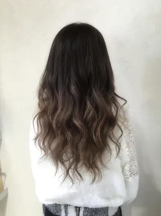 ミディアム セミロング ロング カラー filo   渋谷 Gishiのヘアスタイル