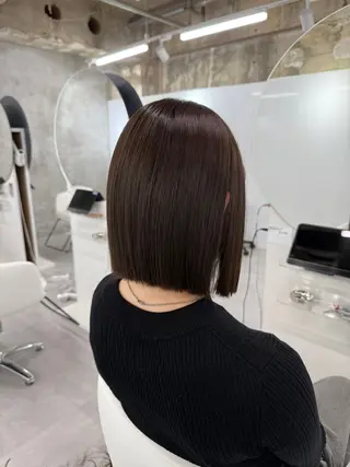 ミディアム カラー yuuna ✮ door whiteのヘアスタイル
