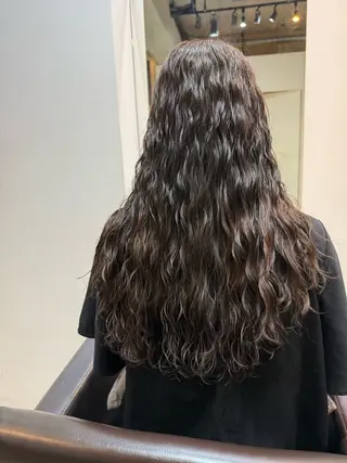 ロング 🌿朝5分でお洒落 パーマスタイル🌿のヘアスタイル