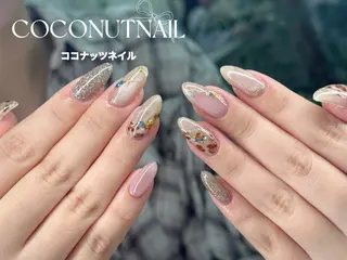ネイル 神田 ココナッツのネイルデザイン
