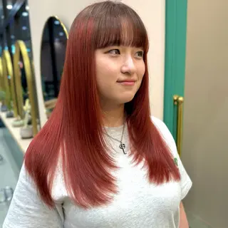 ロング カラー 艶ブリーチカラー✨ ボブレイヤーSakiのヘアスタイル