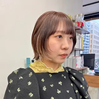 ショート カラー 初めてのショート お任せください✂️のヘアスタイル