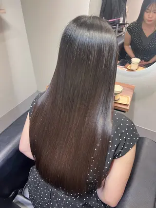 ロング 乃愛/縮毛矯正・ 透明感カラー🫧のヘアスタイル