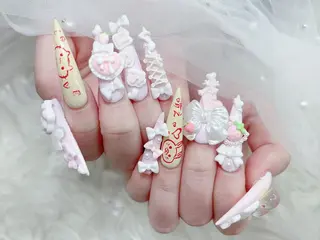 ネイル Hachimochi 🌸長さ出し専門店のネイルデザイン