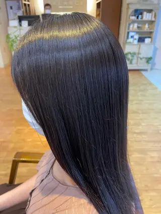 ロング 梶谷 和希のヘアスタイル
