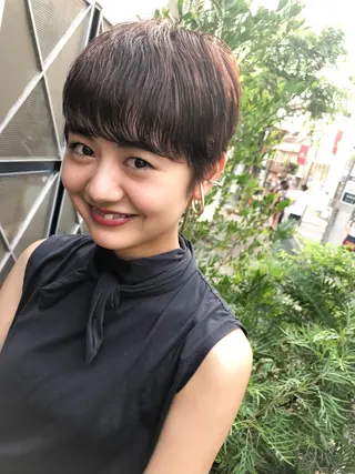ショート カラー センスをお届けします 大谷将生infpのヘアスタイル