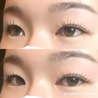 マツエク・マツパ AVANCE西梅田店 田岡【束感マツエク】のマツエク・マツパデザイン