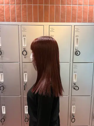 セミロング カラー 海外カラー カット/anju🌺のヘアスタイル