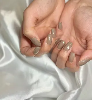 ショート カラー パーマ ヘアアレンジ メンズ キッズ ネイル マツエク・マツパ el. by Aoのネイルデザイン
