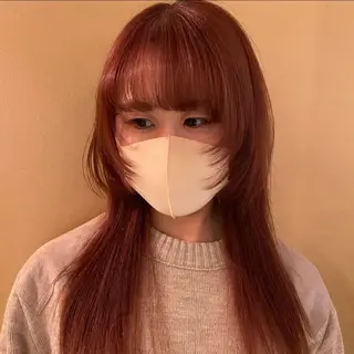 セミロング カラー Yuki☺︎パーマ レイヤーカットのヘアスタイル