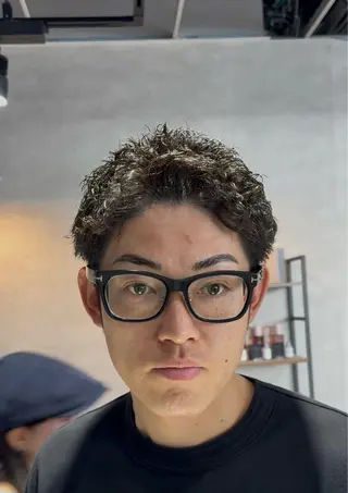 ショート パーマ指名率No1 メンズ特化ケイトのヘアスタイル