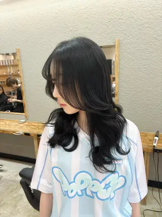 セミロング 🏅EIGHT難波/ 【店長】タモツのヘアスタイル
