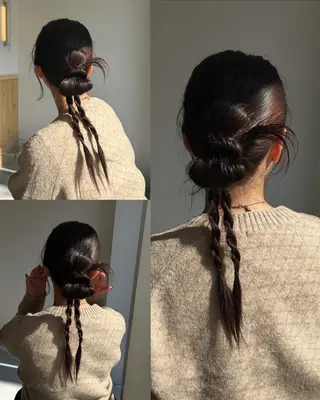 ヘアアレンジ 伊沢 美憂 ⌇﻿渋谷アシスタントのヘアスタイル