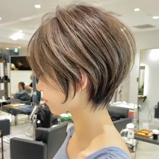 ショート ✨大人ショート専門 カットモデル/銀座のヘアスタイル