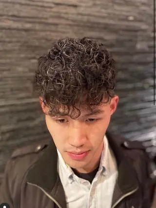 ロング パーマ 木村 りきのヘアスタイル