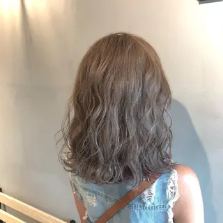 ミディアム カラー lafithhair ruu.南本庄のヘアスタイル