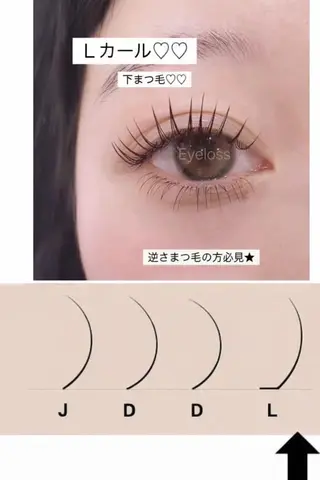 マツエク・マツパ Eye gloss 2のマツエク・マツパデザイン
