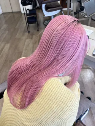 ロング カラー 森 彩夏のヘアスタイル