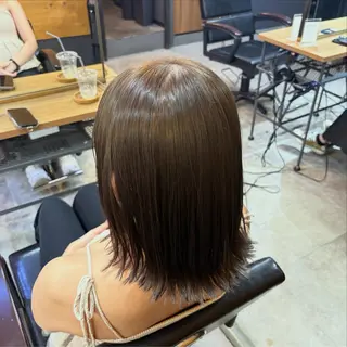 カラー いのうえ はるかのヘアスタイル