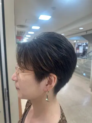 ショート 札幌カットモデル/ ショートカット/富田のヘアスタイル